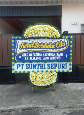 Papan Bunga Duka di Tapung Hulu